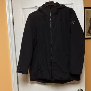 Moosejaw Men's Black Hooded Performance Jacket